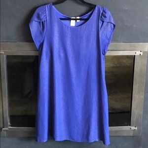 Sparkly Boutique Style Dress in Blue Sz Large